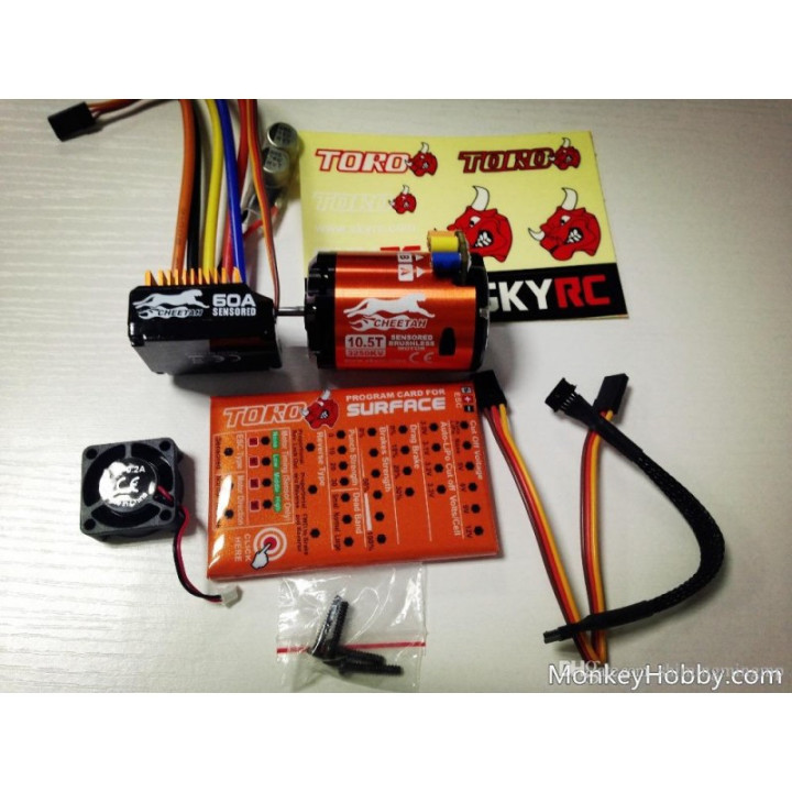 Cheetah 10.5 Combo Motor Brushless Sensored