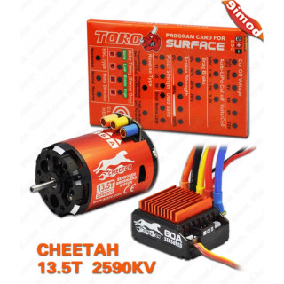 Cheetah 13.5 Combo Motor Brushless Sensored