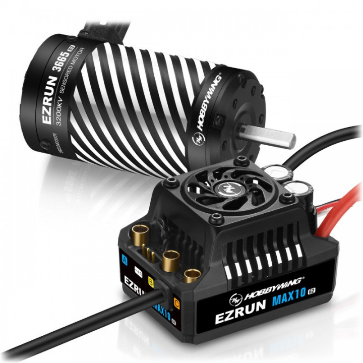 Hobbywing Ezrun MAX10 G2 140A Combo 3665SD 3200KV 5mm