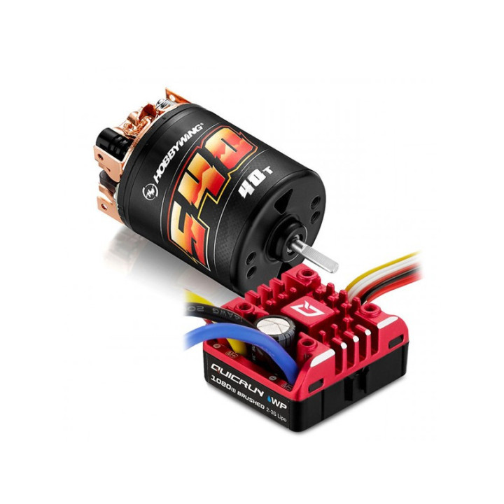 Hobbywing Quicrun Brushed WP1080 Combo 540 40 Turn