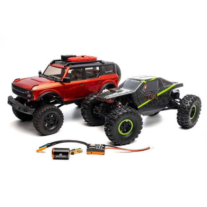 Spektrum Firma 8A Sensored Brushless Combo ESC Motor 1/24 Rock Crawler