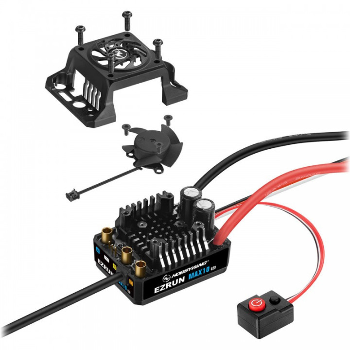 Hobbywing Ezrun MAX10 G2 ESC 80A 2-3S LiPo BEC 5A