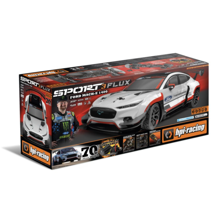 HPI RS4 Sport 3 Flux Ford Mustang Mach-E 1400 1/10 RTR 4WD | A Todo Nitro