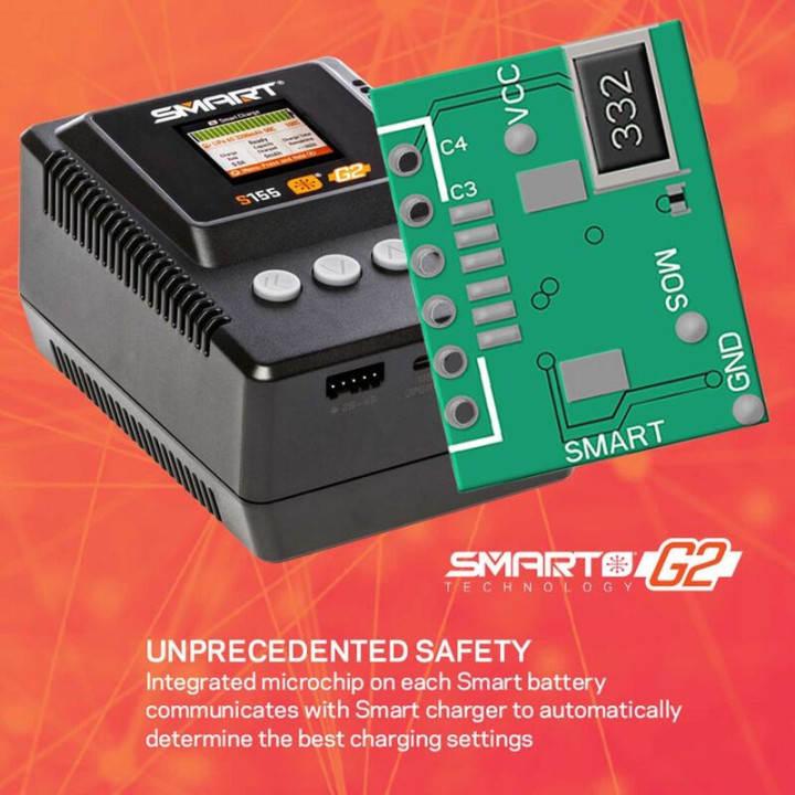 Spektrum S155 G2 55W AC Smart Charger