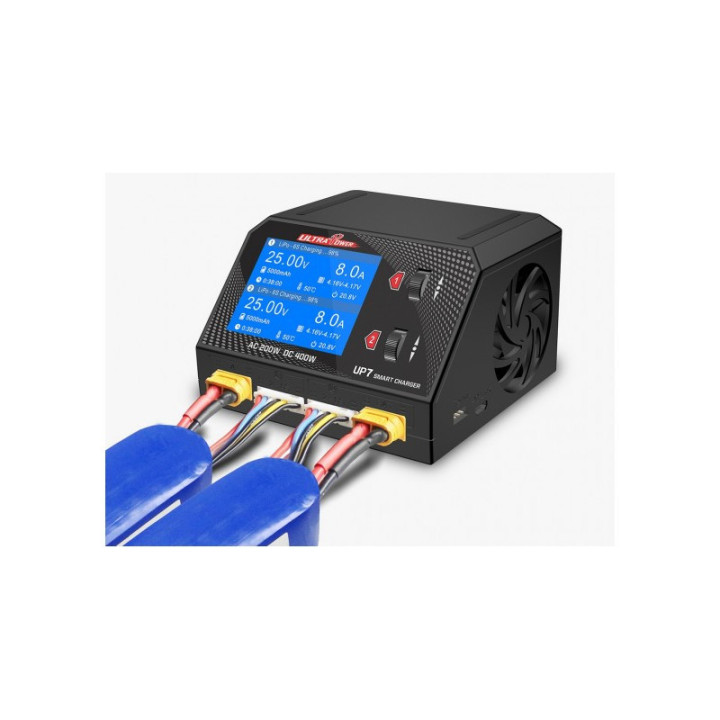 Ultra Power UP7 cargador/discargador 1~6S 2x200W AC/DC EU