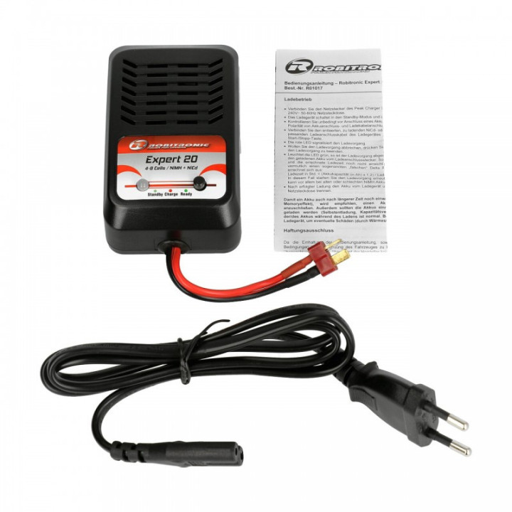 Robitronic Expert LD20 cargador NiMH 4-8 celdas 2A