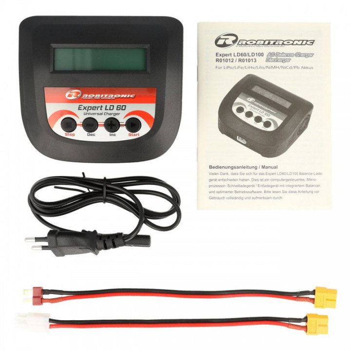 Robitronic Expert LD60 cargador NiMH/NiCd 6A 60W