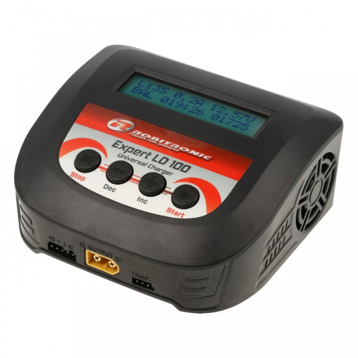 Robitronic Expert LD100 cargador 10A 100W NiMH/NiCd