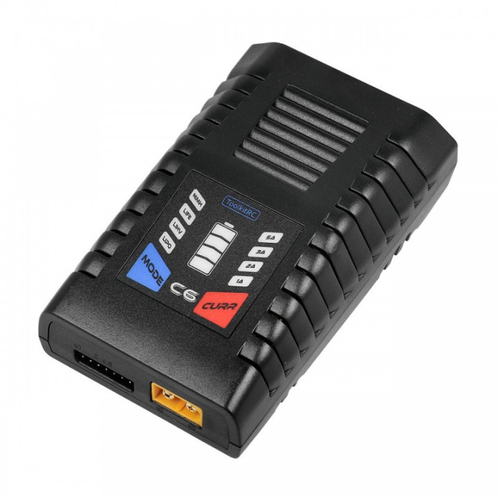 ToolkitRC C6 cargador LiPo 1-6S 50W AC