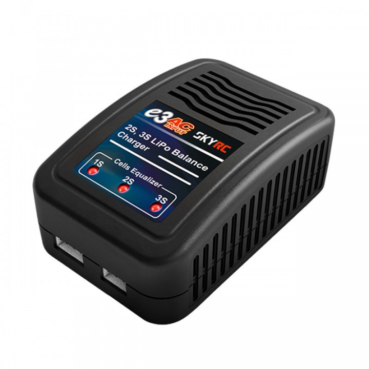 SKYRC E3 Duo AC cargador LiPo/LiFe/LiHV 2-3S 2.2A