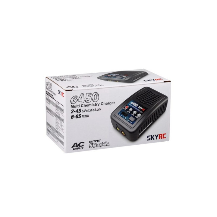 SKYRC E450 AC cargador NiMH/LiPo 50W 1-4A
