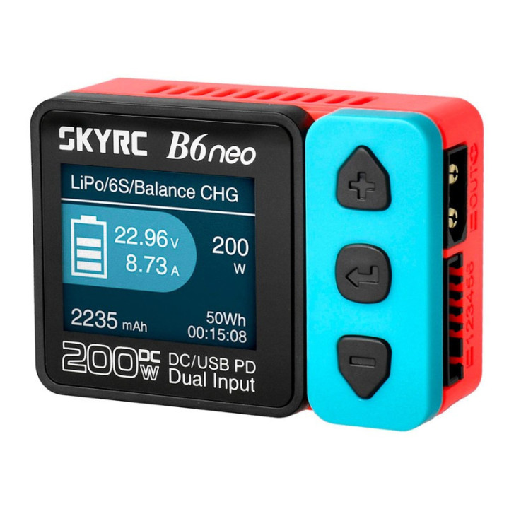SKYRC B6NEO cargador DC 10-28V Red/Blue