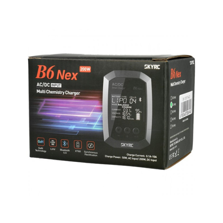 SKYRC B6 NEX AC/DC cargador 10A 200W