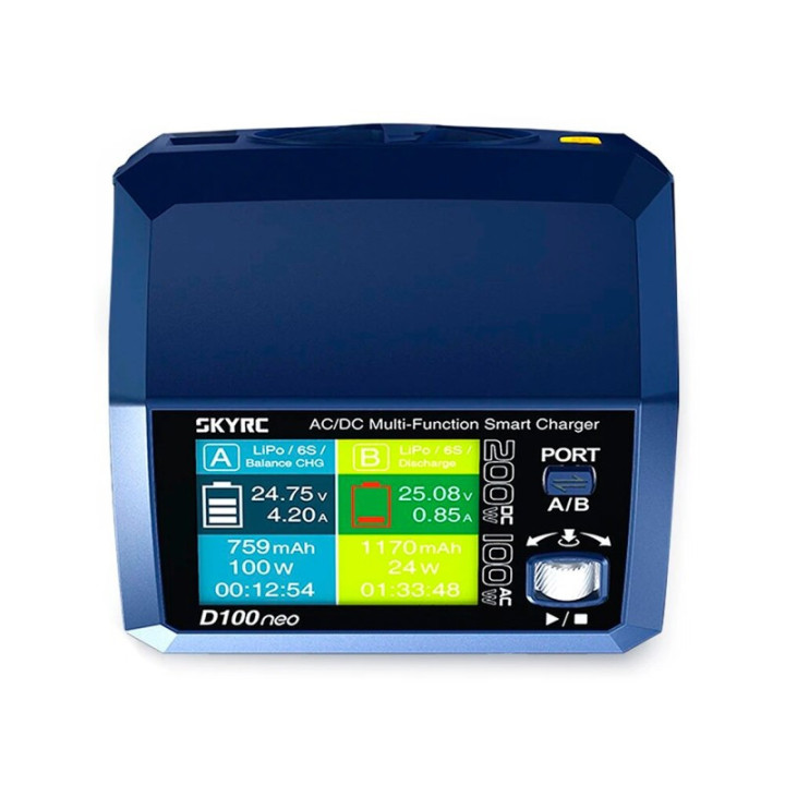 SKYRC D100NEO AC/DC cargador LiPo 1-6S 10A