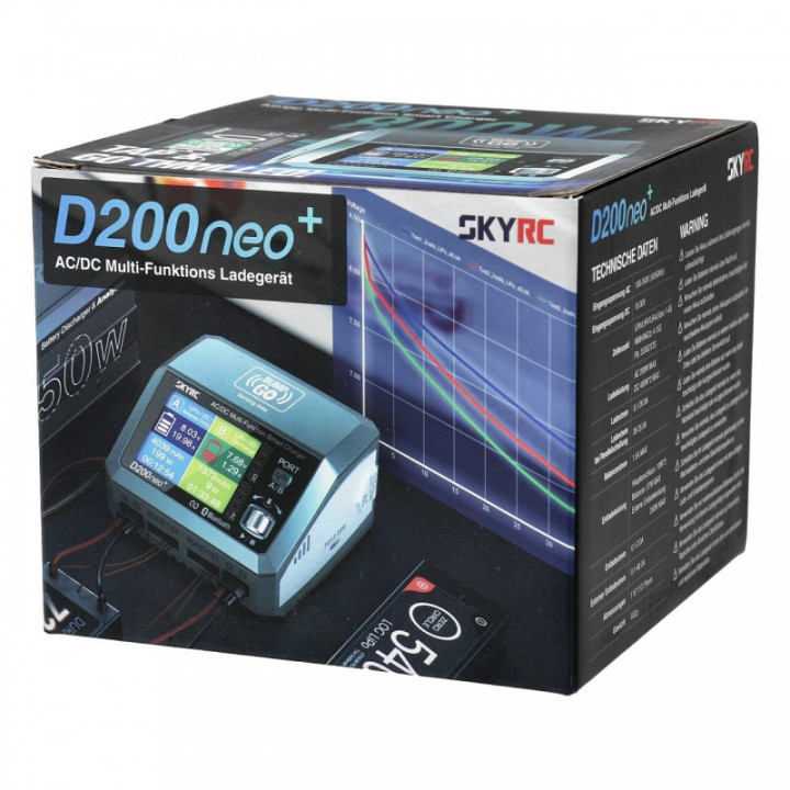 SKYRC D200Neo Plus AC/DC cargador LiPo 1-6S 30-35A