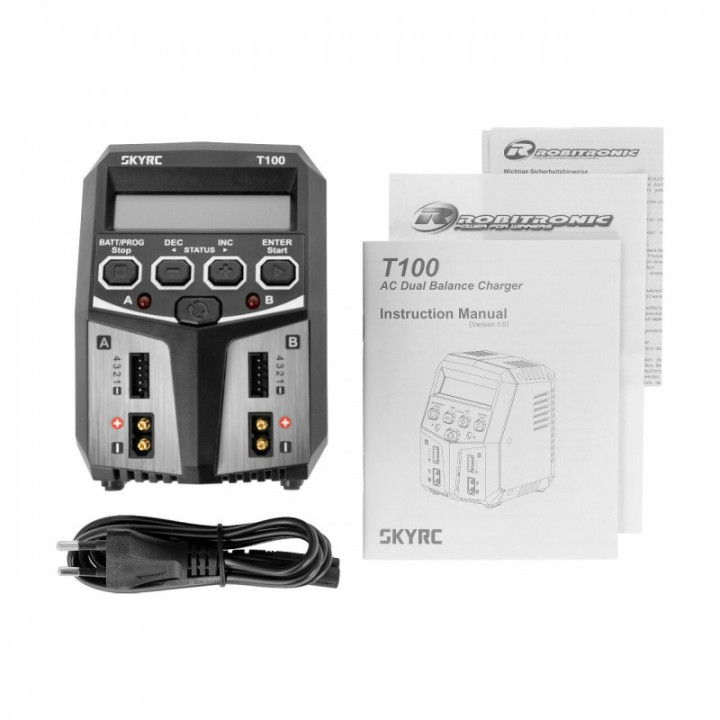 SKYRC T100 AC Duo cargador RC dual