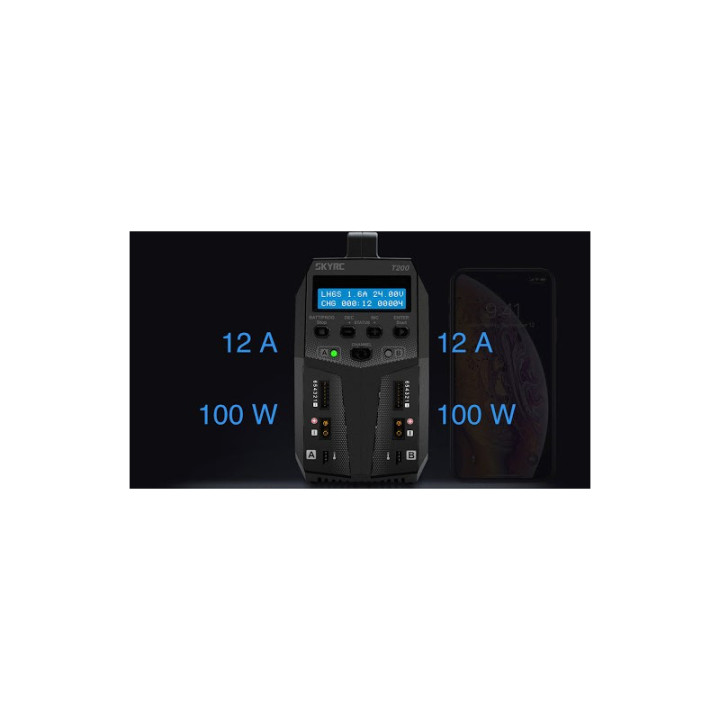 SKYRC T200 AC Duo cargador RC dual