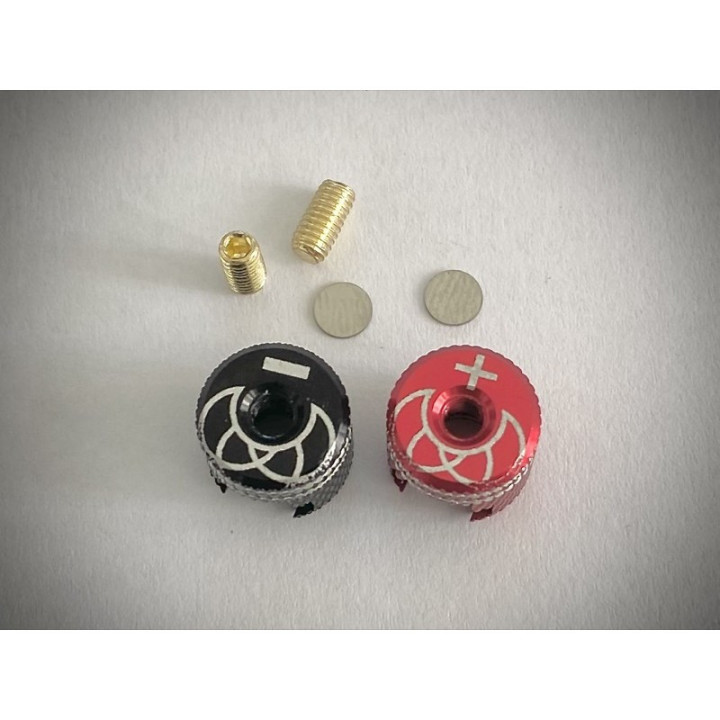 ABSIMA Heatsink Bullet Plug Aluminum 2pcs