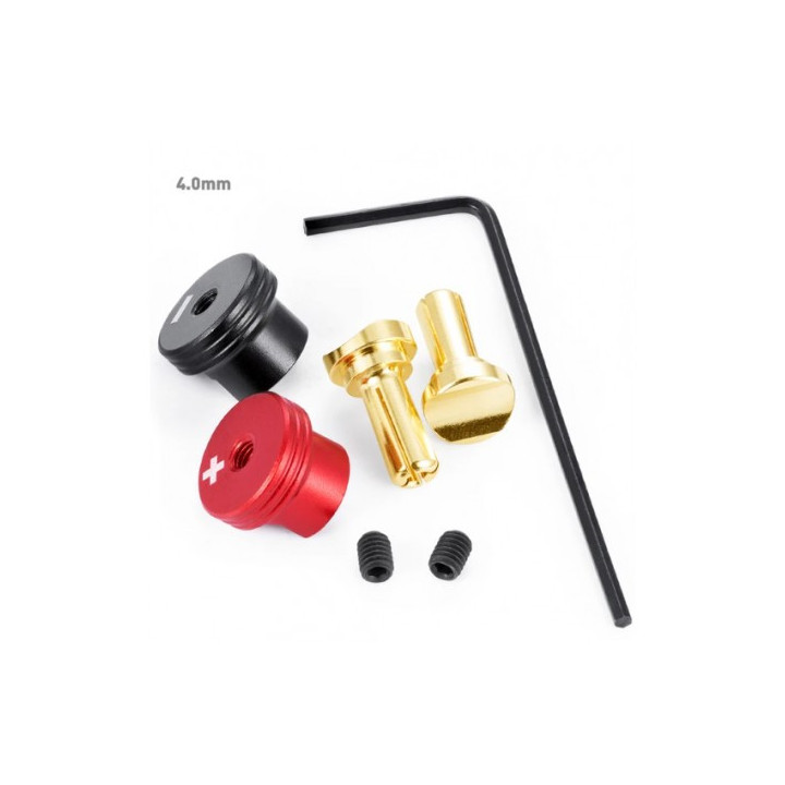 4mm Bullet Connectors con Heatsinks RC