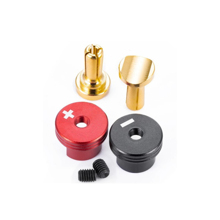 4mm Bullet Connectors con Heatsinks RC