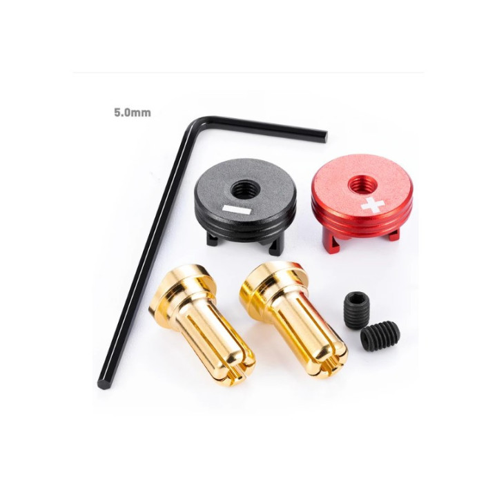 5mm Bullet Connectors con Heatsinks RC