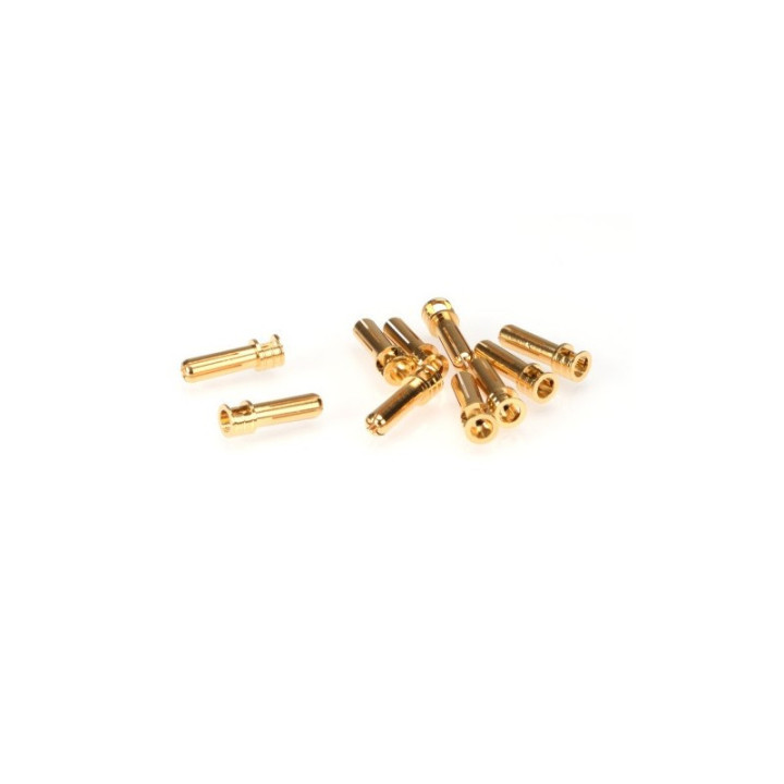 RUDDOG 5mm Gold Cooling Head Bullet Plugs 10 Pcs