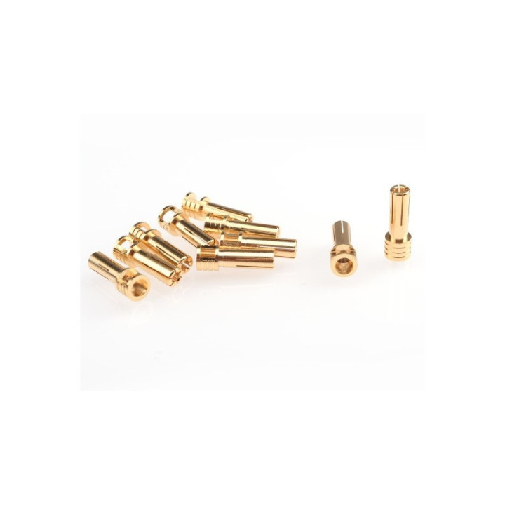 RUDDOG 5mm Gold Cooling Head Bullet Plugs 10 Pcs