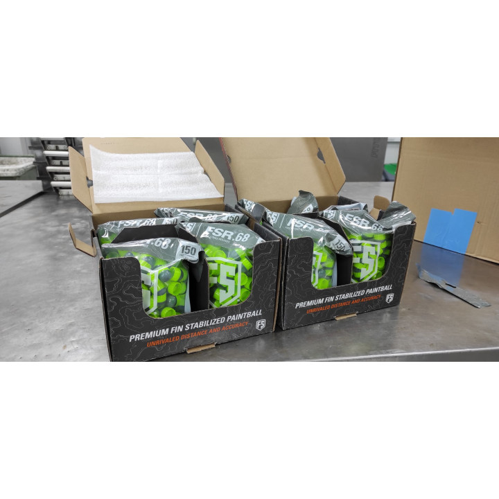 Caja 600 Paintballs First Strike Precisión Cal.68