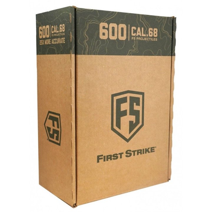 Caja 600 Paintballs First Strike Precisión Cal.68
