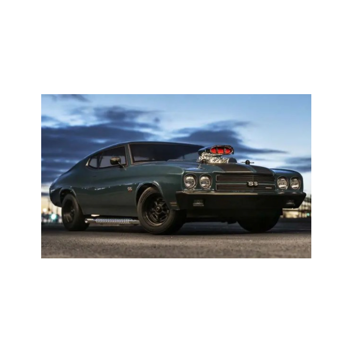 Kyosho Fazer Mk2 Chevy Chevelle 1970 Supercharged VE Dark Blue – RC 4WD brushless Readyset