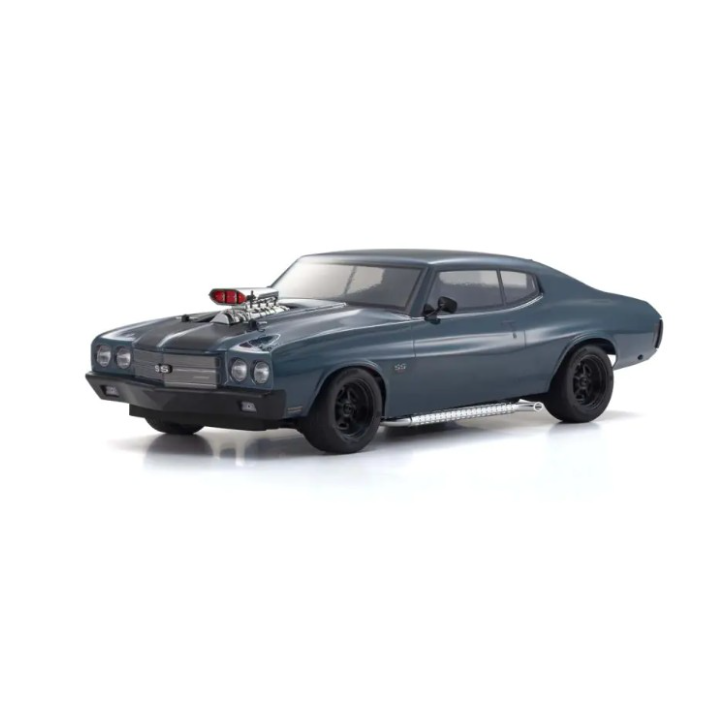 Kyosho Fazer Mk2 1970 Chevy Chevelle Supercharged VE Dark Blue – RC 1/10 4WD Brushless Readyset