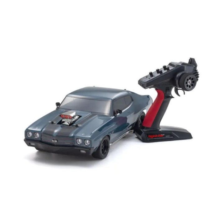Kyosho Fazer Mk2 1970 Chevy Chevelle Supercharged VE Dark Blue – RC 1/10 4WD Brushless Readyset