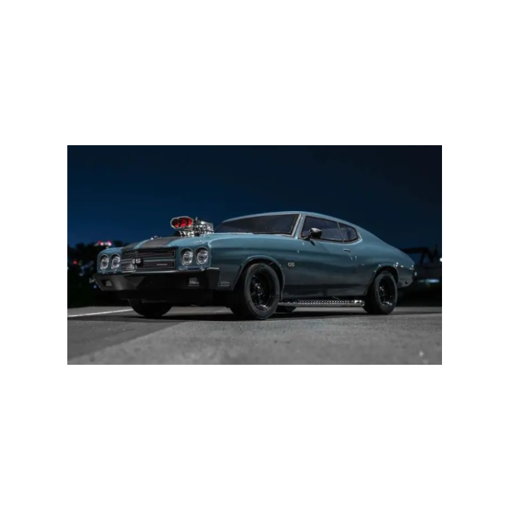 Kyosho Fazer Mk2 1970 Chevy Chevelle Supercharged VE Dark Blue – RC 1/10 4WD Brushless Readyset