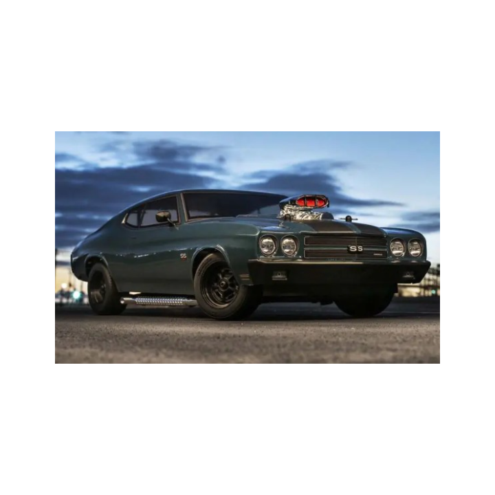 Kyosho Fazer Mk2 1970 Chevy Chevelle Supercharged VE Dark Blue – RC 1/10 4WD Brushless Readyset