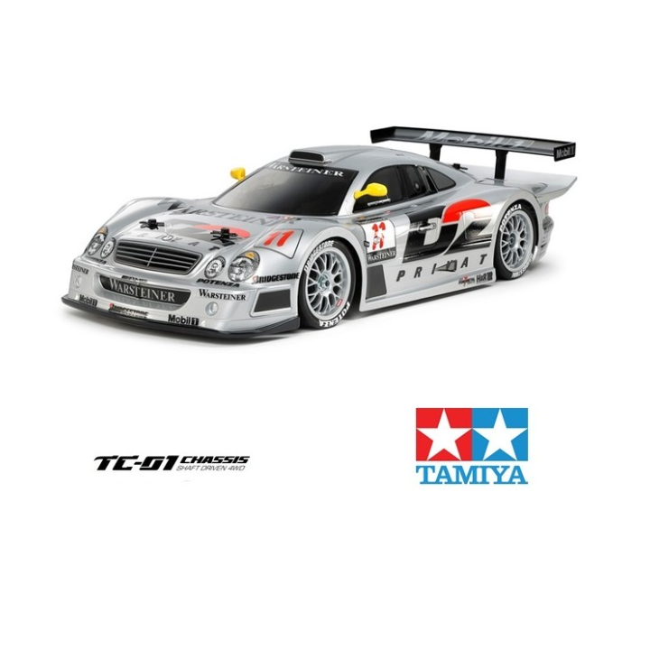 Tamiya TC-01 Mercedes-Benz CLK-GTR 1/10 – Kit RC 4WD del legendario GT1