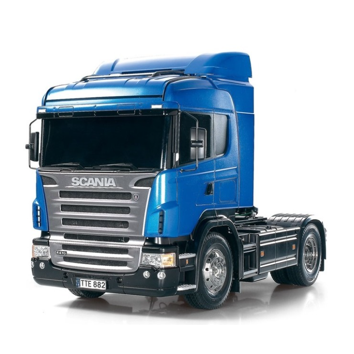 Tamiya Scania R470 Highline 1/14 RC Kit – Camión Semirremolque con 3-Marchas