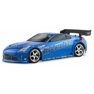 HPI Nissan 350Z Greedy Twin Turbo Body 190mm – Carrocería RC detallada y deportiva