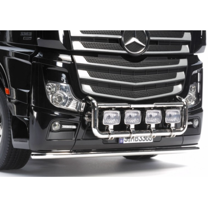 Tamiya Mercedes-Benz Actros 3363 6x4 Gigaspace Pearl Blue RC 1/14 | Cabina pintada premium