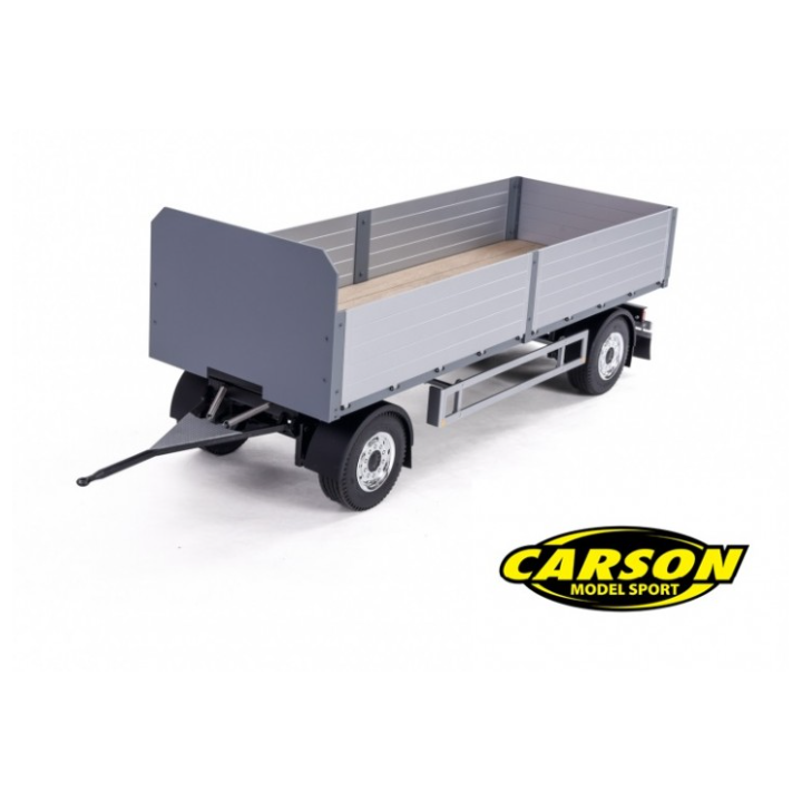 Carson Material Trailer 2 Ejes 1/14 | Remolque RC para Construcción