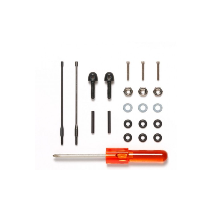 Tamiya Metal Display Antenna Set | Antenas Metálicas para Camiones RC 1/14
