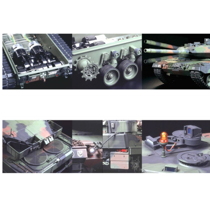 Tamiya Leopard 2 A6 1/16 RC Full Option Kit – Tanque RC Moderno