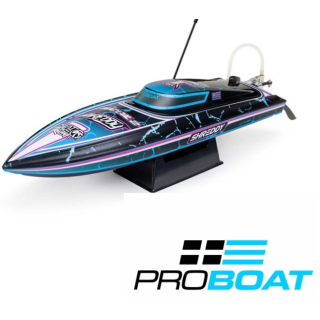 ProBoat Recoil 2 18" Shreddy Brushless RTR – Lancha RC con autovolteo