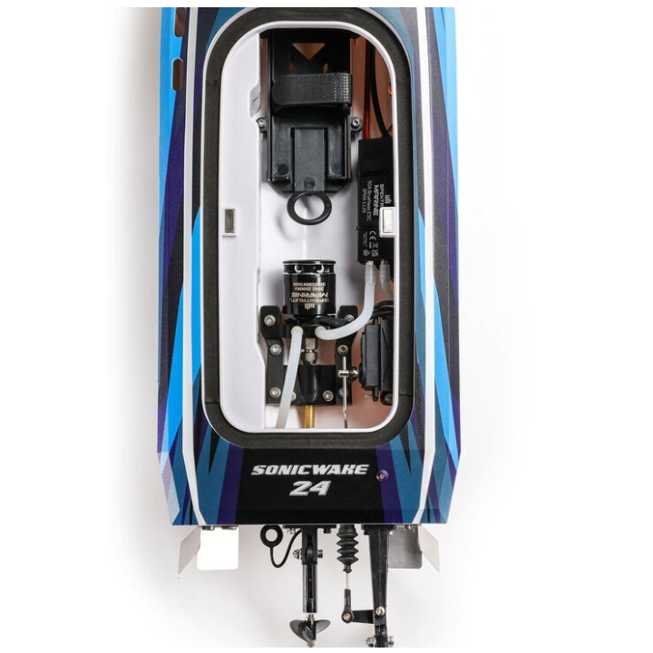 ProBoat Sonicwake 24" Blue Brushless RTR – Lancha RC autovolteo con batería