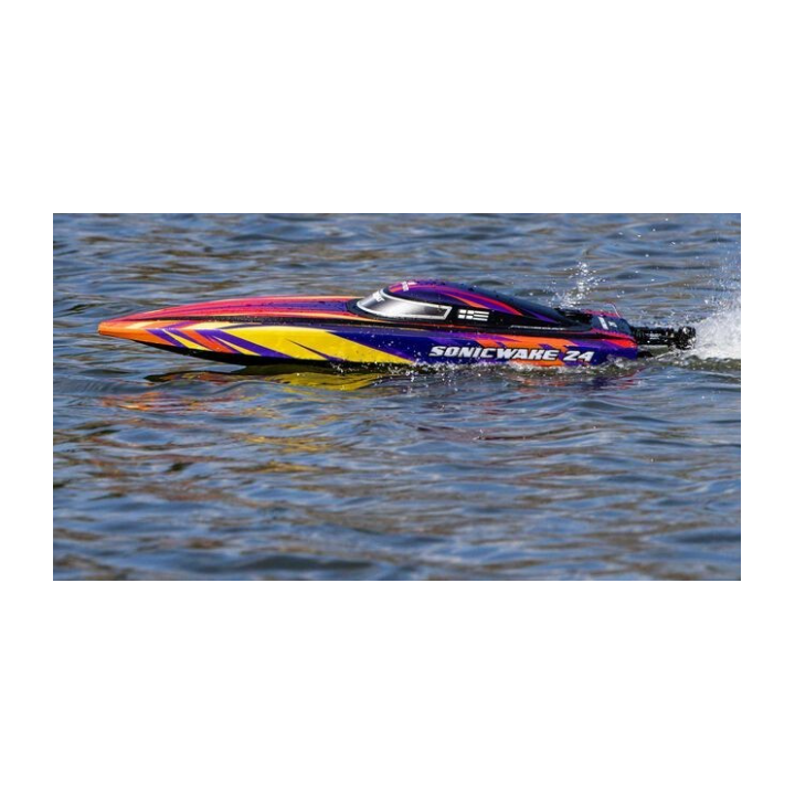 ProBoat Sonicwake 24" Brushless Deep-V RTR Rojo con autovolteo