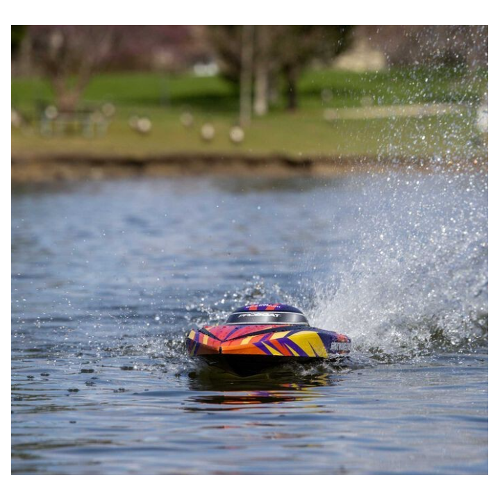 ProBoat Sonicwake 24" Red Brushless RTR – Lancha RC autovolteo con batería