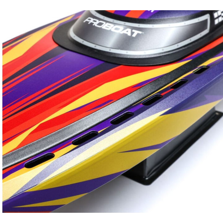 ProBoat Sonicwake 24" Red Brushless RTR – Lancha RC autovolteo con batería