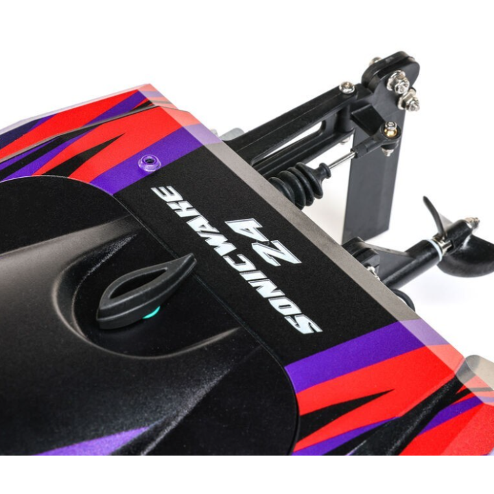 ProBoat Sonicwake 24" Red Brushless RTR – Lancha RC autovolteo con batería