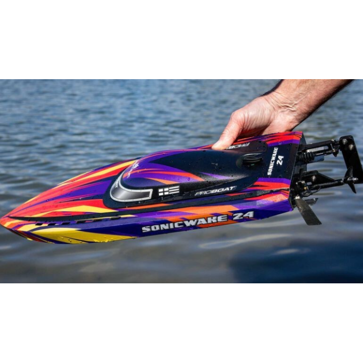 ProBoat Sonicwake 24" Brushless Deep-V RTR Rojo con autovolteo