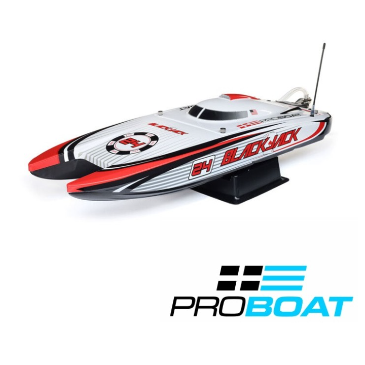 ProBoat Blackjack 24 V2 Catamarán Brushless RTR – Estilo Vegas Offshore