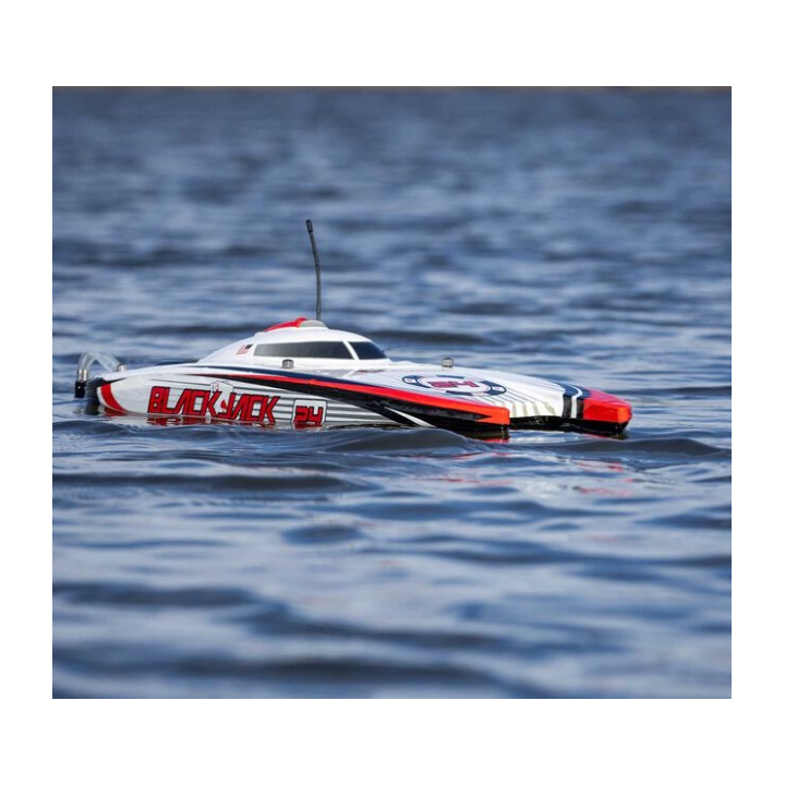 ProBoat Blackjack 24 V2 Catamarán Brushless RTR – Estilo Vegas Offshore